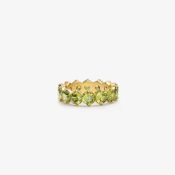 HADELAND GLASSVERK Ringer|Ringer-LYRA RING GRØNN