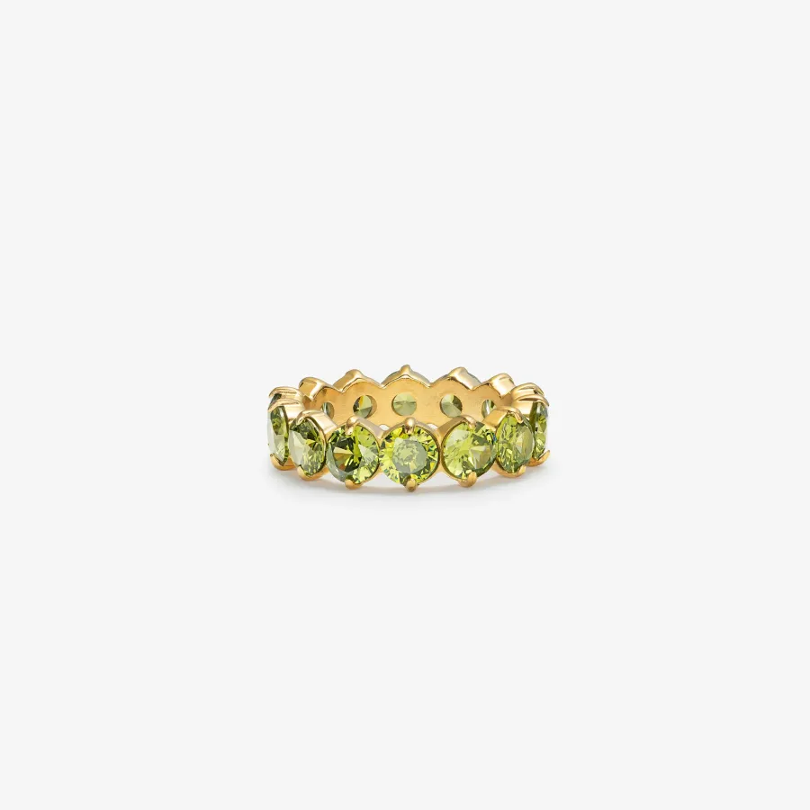 HADELAND GLASSVERK Ringer|Ringer-LYRA RING GRØNN