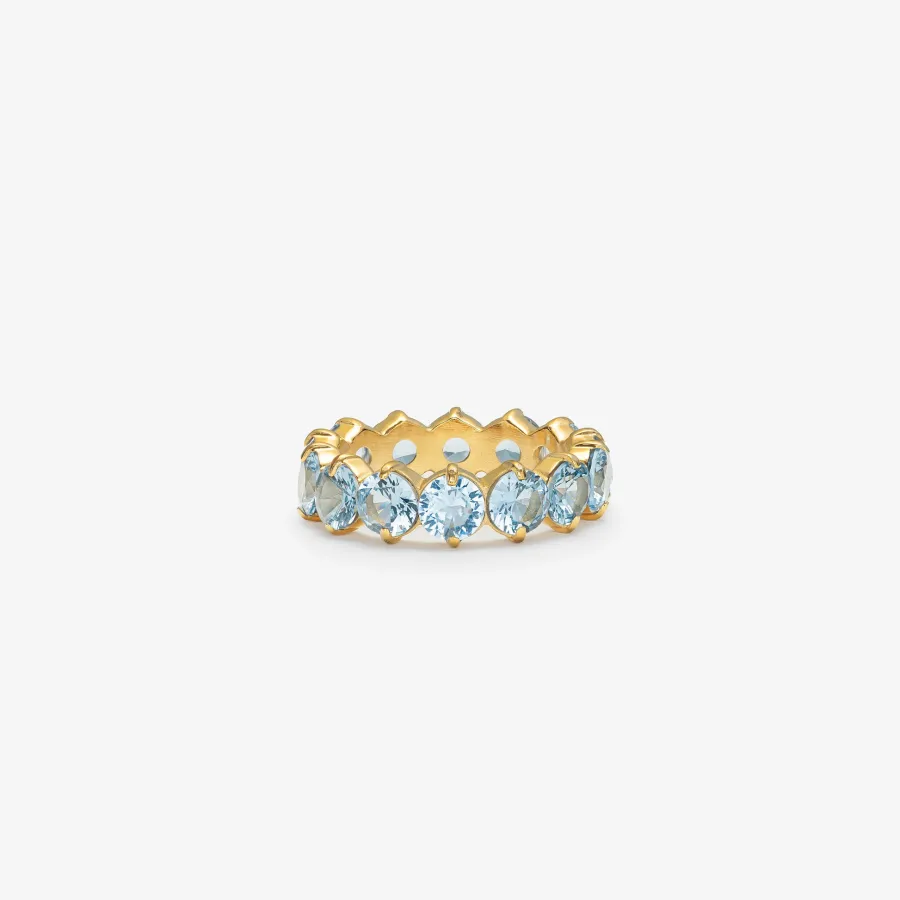 HADELAND GLASSVERK Ringer|Ringer-LYRA RING ISBLÅ