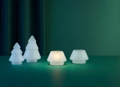 HADELAND GLASSVERK AS Lyslykter Og Lanterner-LYSLYKT FROSTET HVIT 2 PK