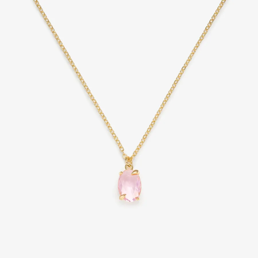 HADELAND GLASSVERK Halskjeder|Halskjeder-LYSNE HALSKJEDE LYS ROSA