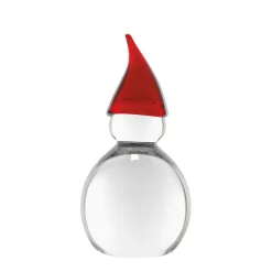 HADELAND GLASSVERK AS Julepynt-NISSEBESTEFAR 16 CM Rød
