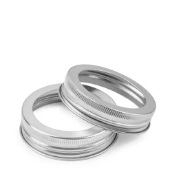 NORGESGLASSET Oppbevaring Og Krukker-ALUMINIUMSRING TIL SKRULOKK 2 PK