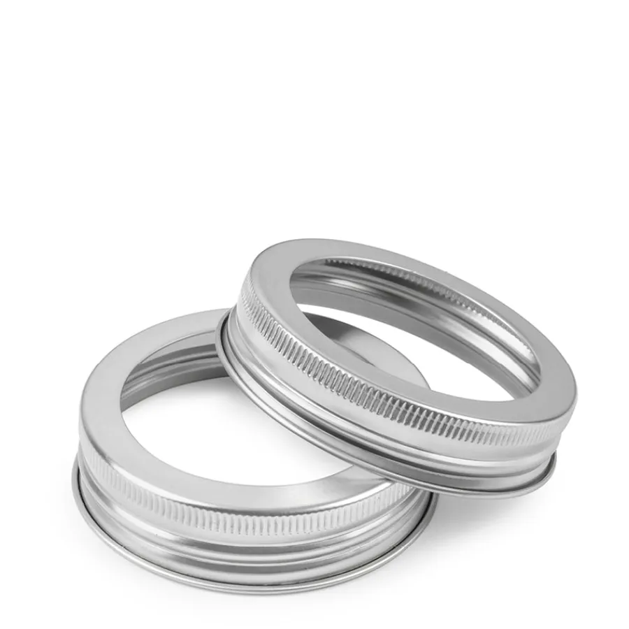 NORGESGLASSET Oppbevaring Og Krukker-ALUMINIUMSRING TIL SKRULOKK 2 PK