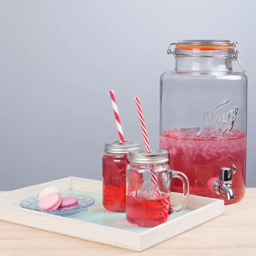 NORGESGLASSET Mugger-DRIKKEDISPENSER 6L Klar
