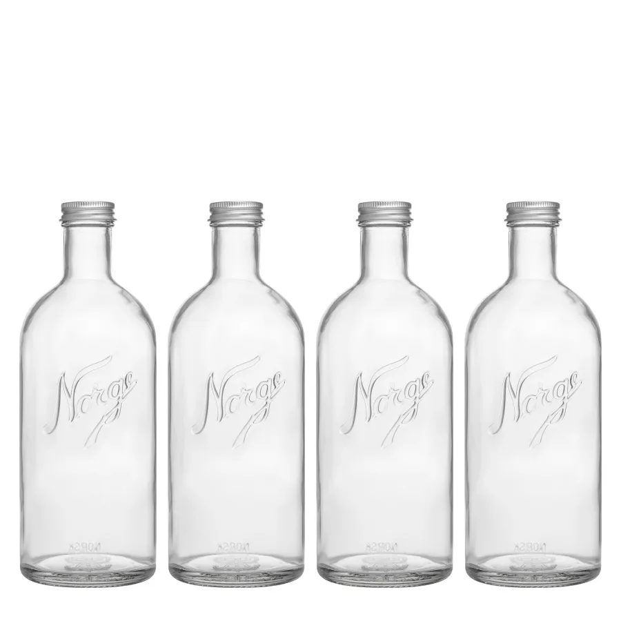 NORGESGLASSET Glassflasker-GLASSFLASKE 75CL 4PK