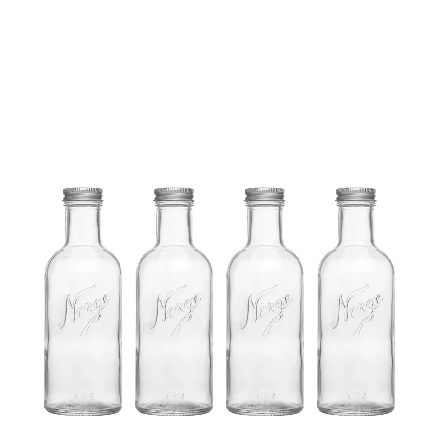 NORGESGLASSET Glassflasker-GLASSFLASKE 33CL 4PK