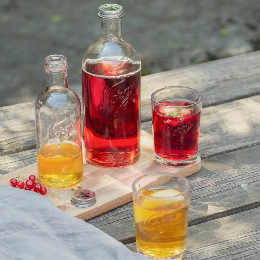 NORGESGLASSET Glassflasker-GLASSFLASKE 75 CL Klar