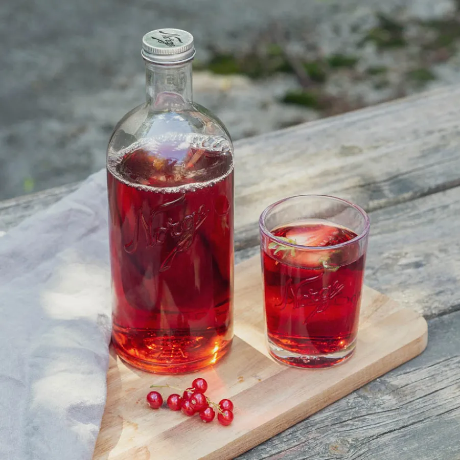 NORGESGLASSET Glassflasker-GLASSFLASKE 75 CL Klar