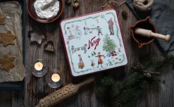 NORGESGLASSET Oppbevaring Og Krukker-KAKEBOKS FIRKANTET