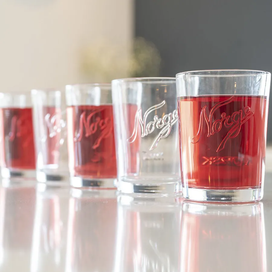 NORGESGLASSET Vannglass-KJØKKENGLASS 25 CL 6 PK Klar