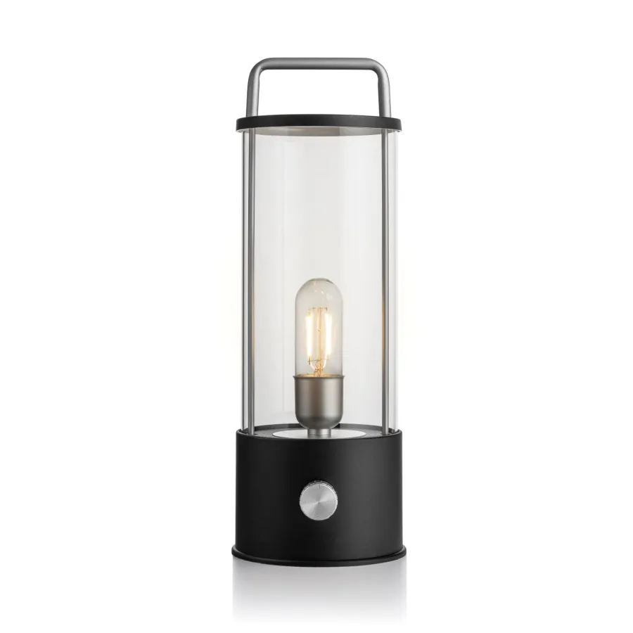 NORGESGLASSET Lys Og Led-Lys-LED LYKT 31 CM SORT