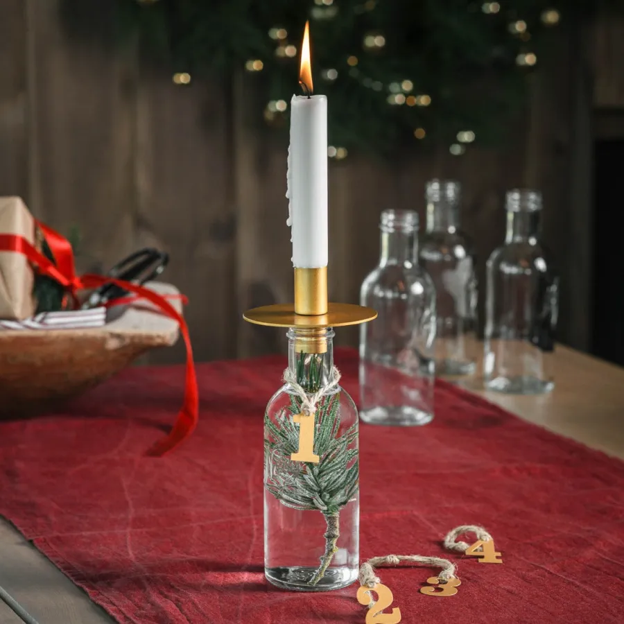 NORGESGLASSET Lysestaker-LYSHOLDER TIL NORGESFLASKE GULL