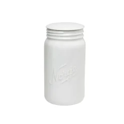 NORGESGLASSET Oppbevaring Og Krukker-OPPBEVARINGSKRUKKE M/LOKK 0,7 L Hvit