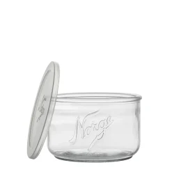 NORGESGLASSET Oppbevaring Og Krukker-OPPBEVARINGSGLASS 73CL PLASTLOKK Klar