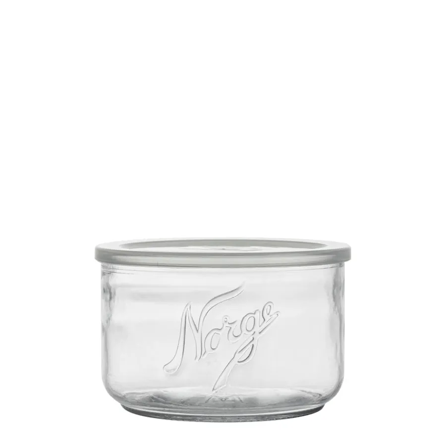 NORGESGLASSET Oppbevaring Og Krukker-OPPBEVARINGSGLASS 73CL PLASTLOKK Klar