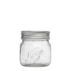 NORGESGLASSET Oppbevaring Og Krukker-OPPBEVARINGSGLASS 0,4L SKRULOKK Klar