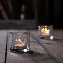 NORGESGLASSET Lyslykter Og Lanterner-TELYSHOLDER 2 PK Klar