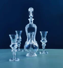 HADELAND GLASSVERK AS Dekanter Og Karafler-NØSTETANGEN KLUKKFLASKE/KARAFFEL 75CL Klar