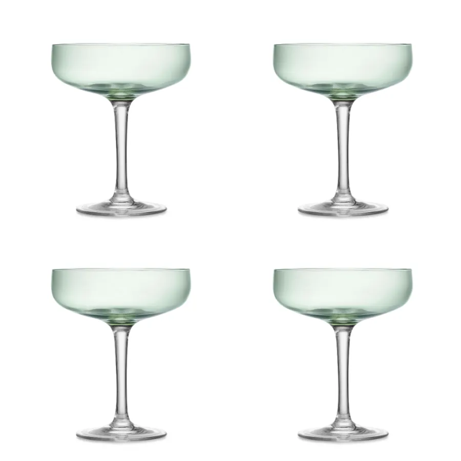 HADELAND GLASSVERK Produktpakker|Produktpakker-ODYSSÉ CAVASKÅL 25CL 4PK GRØNN