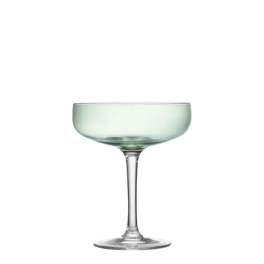 HADELAND GLASSVERK AS Champagneglass-ODYSSÉ CAVASKÅL 25CL 2PK GRØNN Grønn