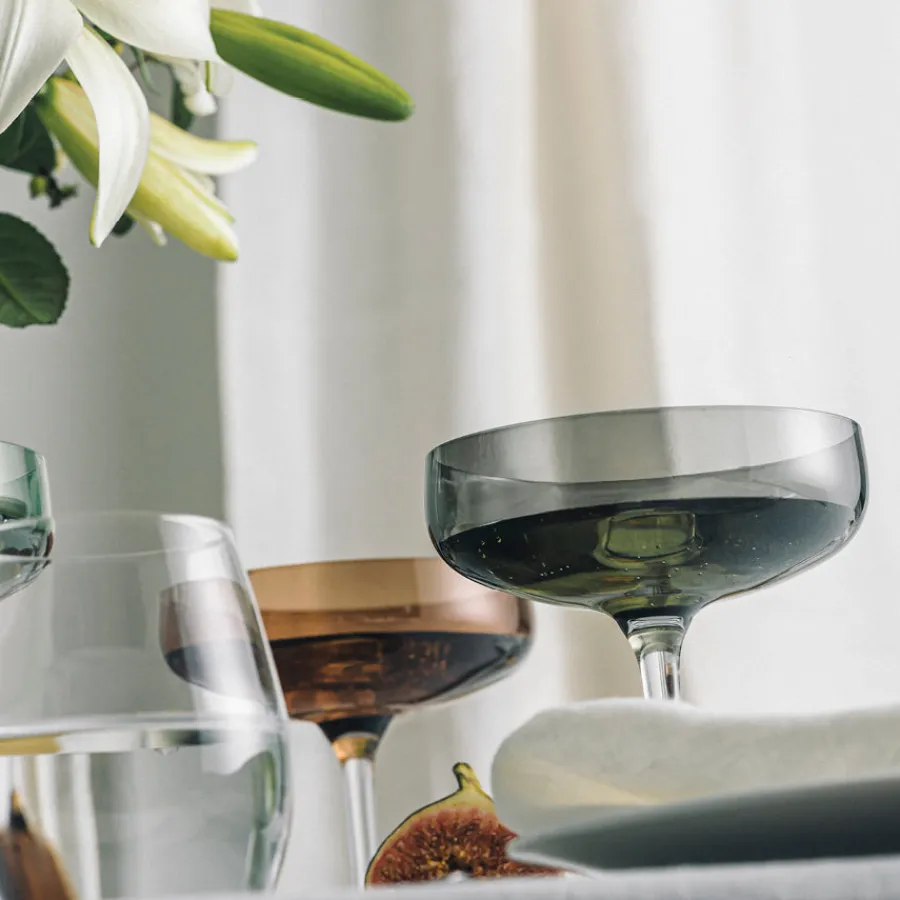 HADELAND GLASSVERK AS Champagneglass-ODYSSÉ CAVASKÅL 25CL 2PK Kakao