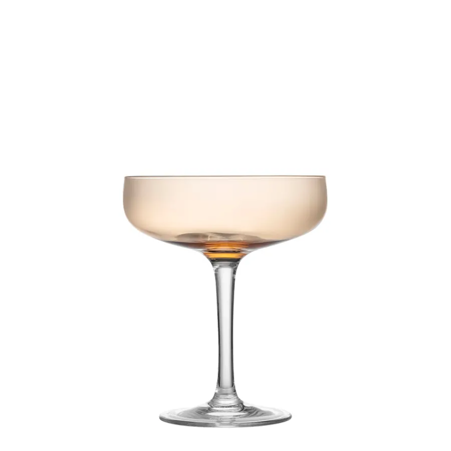 HADELAND GLASSVERK AS Champagneglass-ODYSSÉ CAVASKÅL 25CL 2PK ORANSJE Orange