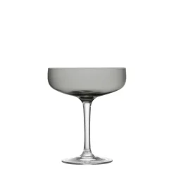 HADELAND GLASSVERK AS Champagneglass-ODYSSÉ CAVASKÅL 25CL 2PK RØKGRÅ Røkgrå
