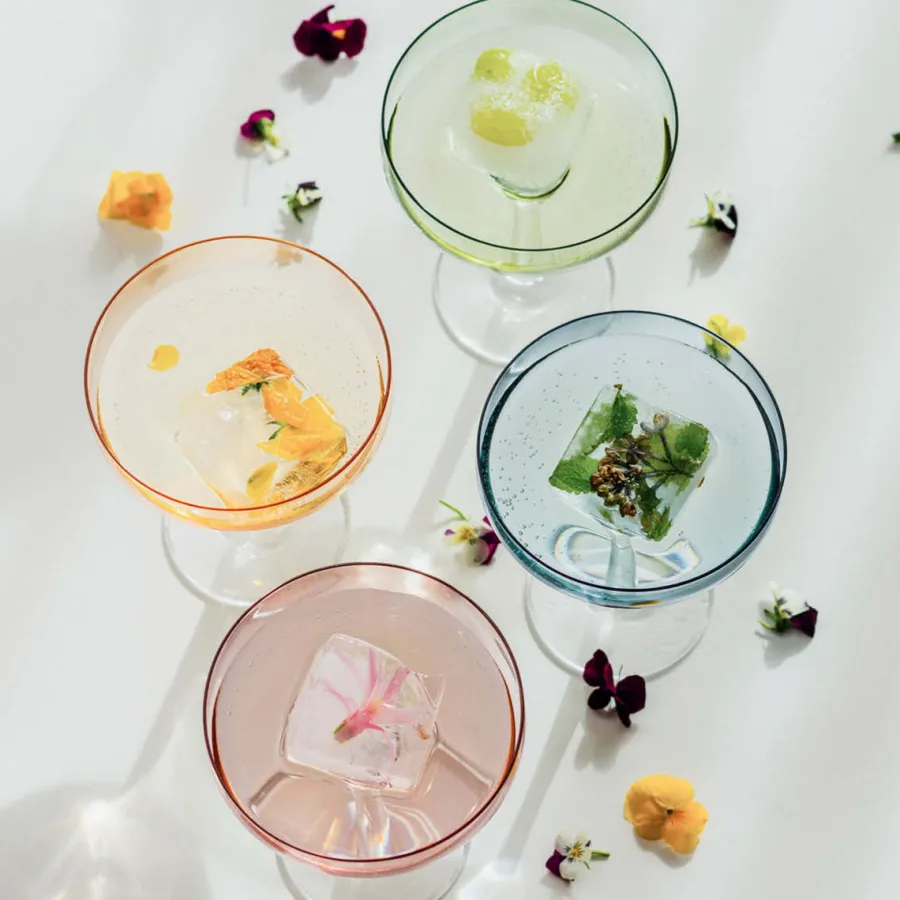 HADELAND GLASSVERK AS Champagneglass-ODYSSÉ CAVASKÅL 25CL 2PK ROSA