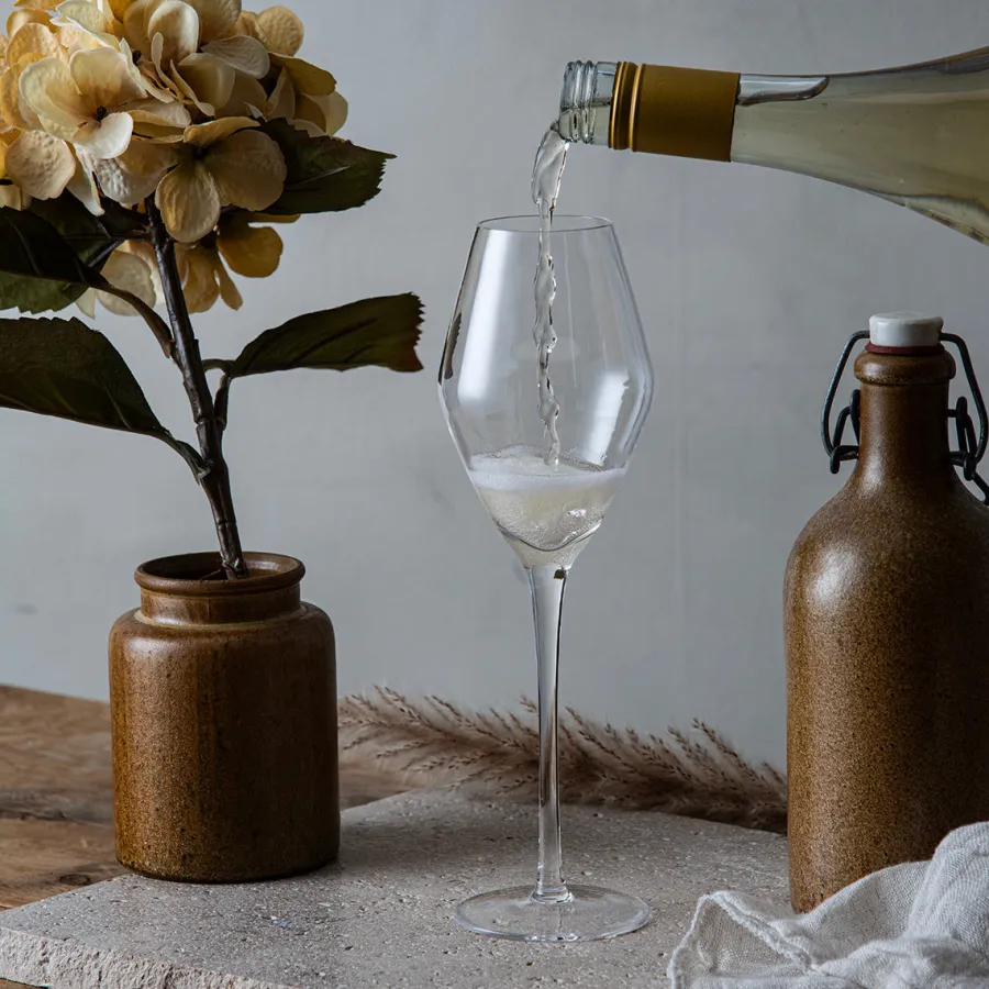 HADELAND GLASSVERK Champagneglass-ODYSSÉ CHAMPAGNEGLASS 38CL 6PK Klar