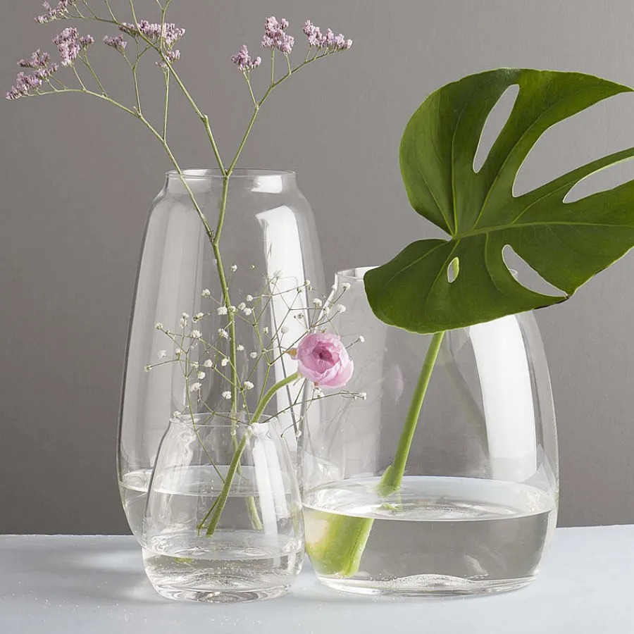 HADELAND GLASSVERK AS Vaser-SICCORI VASE 11 CM Klar