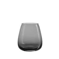 HADELAND GLASSVERK AS Vaser-SICCORI VASE 11 CM RØKGRÅ Røkgrå
