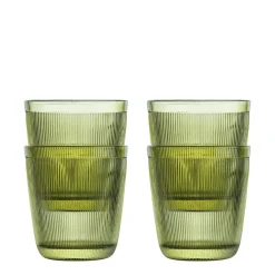 HADELAND GLASSVERK Vannglass-SIRI DRIKKEGLASS 20CL 4PK GRØNN