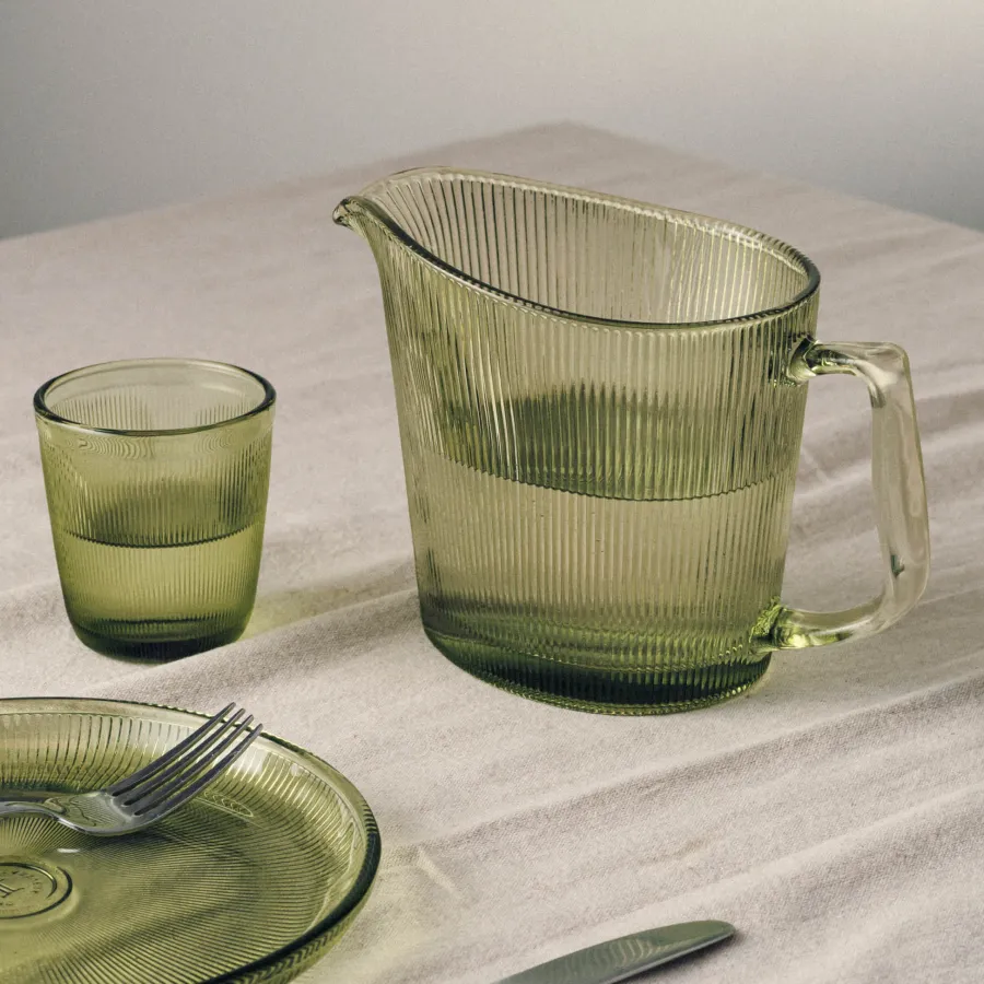 HADELAND GLASSVERK Vannglass-SIRI DRIKKEGLASS 20CL 4PK GRØNN