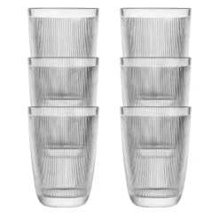 HADELAND GLASSVERK AS Vannglass-SIRI DRIKKEGLASS 30CL 6PK Klar