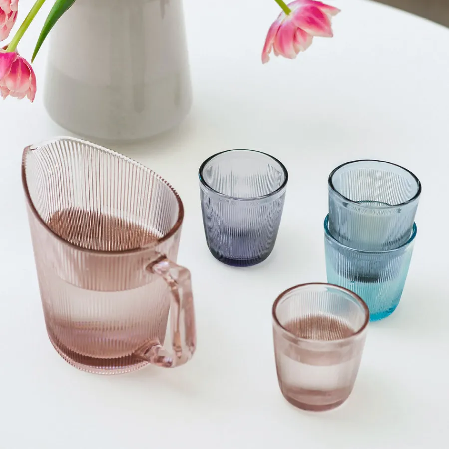 HADELAND GLASSVERK AS Vannglass-SIRI DRIKKEGLASS 30CL 4PK MIKSFARGER