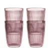 HADELAND GLASSVERK AS Vannglass-SIRI DRIKKEGLASS 30CL 4PK ROSA