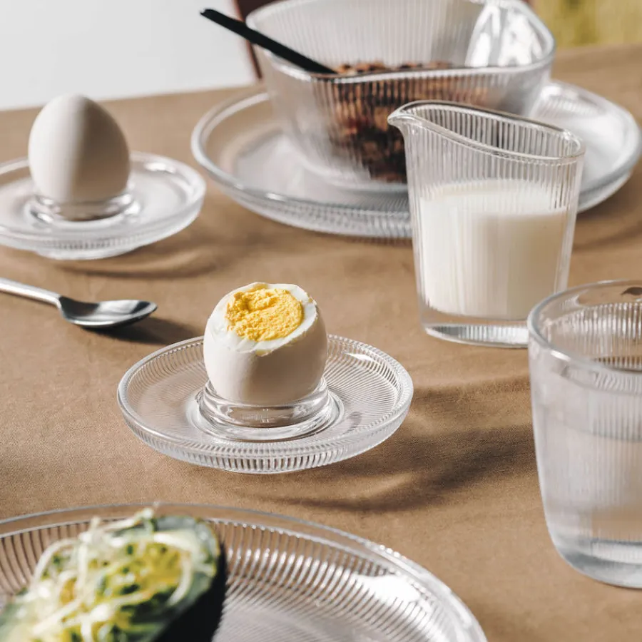 HADELAND GLASSVERK AS Tallerken Og Servise-SIRI EGGEGLASS 4PK Klar