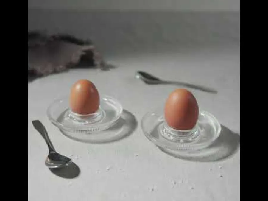 HADELAND GLASSVERK AS Tallerken Og Servise-SIRI EGGEGLASS 4PK Klar