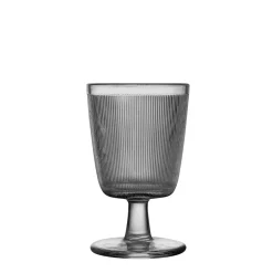 HADELAND GLASSVERK AS Vinglass-SIRI GLASS MED STETT 25 CL 4PK RØKGRÅ Røkgrå