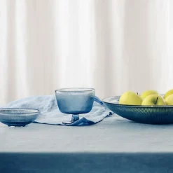 HADELAND GLASSVERK Skåler Og Boller-SIRI SKÅL 13 CM 2PK BLÅ