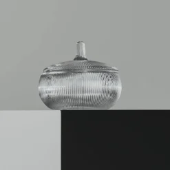 HADELAND GLASSVERK AS Skåler Og Boller-SIRI SKÅL MED LOKK Klar