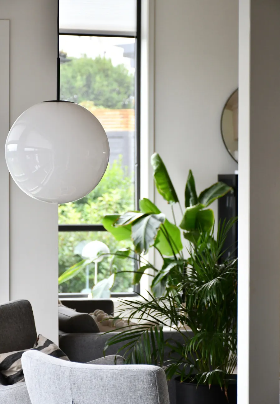 HADELAND GLASSVERK Taklamper|Arkivlamper-TAKLAMPE 4014 HVIT