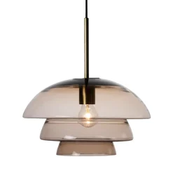 HADELAND GLASSVERK Taklamper|Arkivlamper-TAKLAMPE 4006 KAKAO
