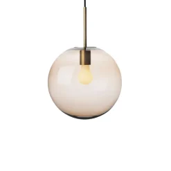 HADELAND GLASSVERK Taklamper|Arkivlamper-TAKLAMPE 4014 KAKAO
