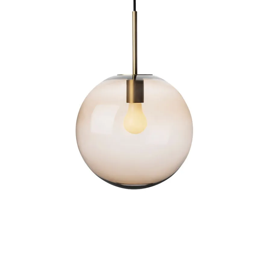 HADELAND GLASSVERK Taklamper|Arkivlamper-TAKLAMPE 4014 KAKAO