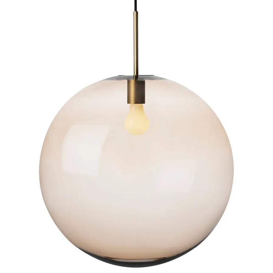 HADELAND GLASSVERK Taklamper|Arkivlamper-TAKLAMPE 4014 KAKAO