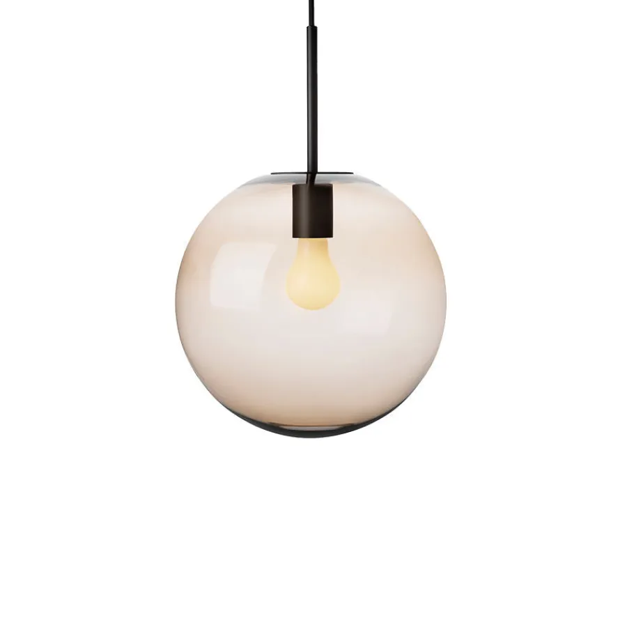 HADELAND GLASSVERK Taklamper|Arkivlamper-TAKLAMPE 4014 KAKAO