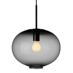 HADELAND GLASSVERK AS Taklamper|Arkivlamper-Taklampe 4169 Large Røkgrå