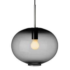 HADELAND GLASSVERK AS Taklamper|Arkivlamper-Taklampe 4169 Large Røkgrå